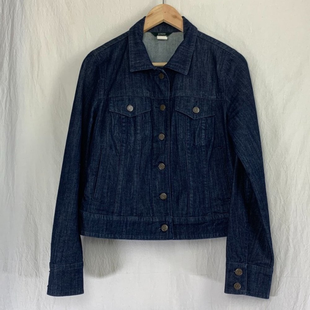 J. Crew Denim Jacket in Dark Wash